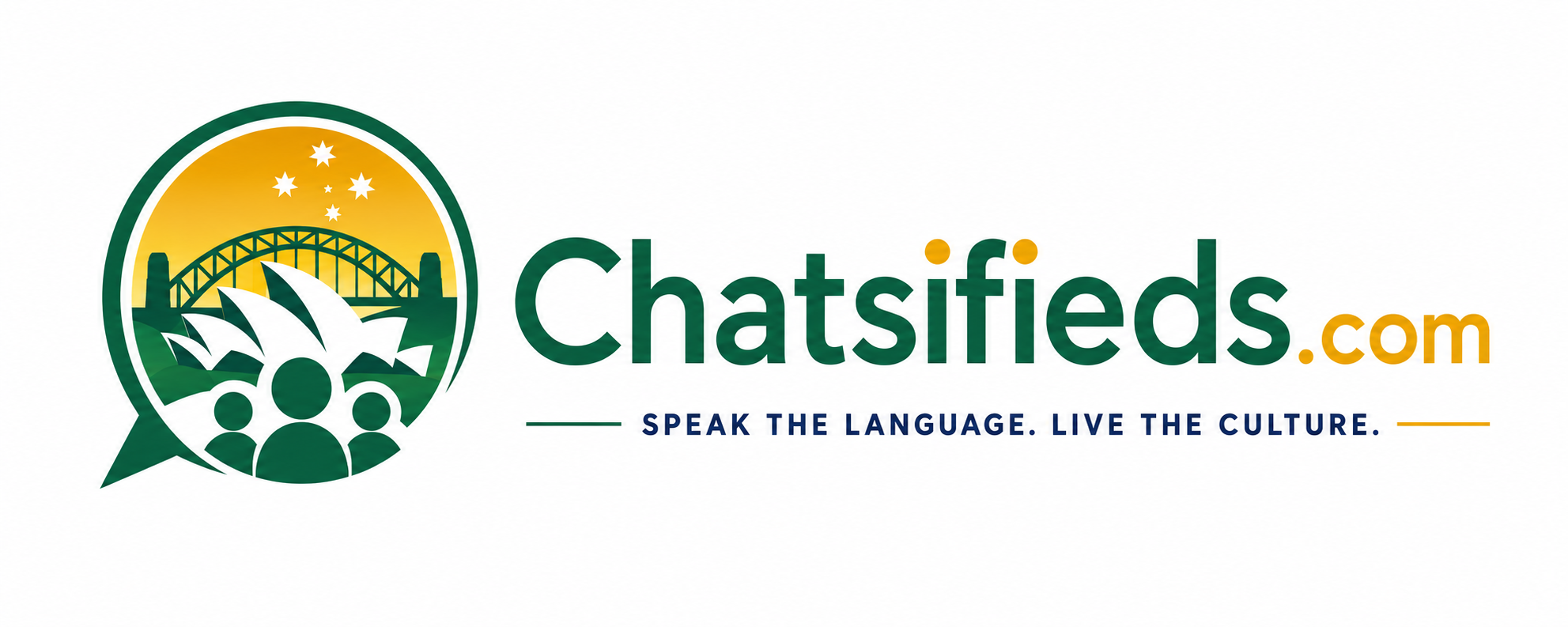 Chatsifieds.com logo banner - Speak the Language. Live the Culture.